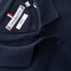 Polówka polo Tommy Hilfiger damska granatowa Slim Fit małe logo bawełniana